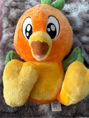 Disney Orange Bird Big Feet Stuffed Animal